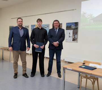 Vítězství v kategorii B a hlavní cenu soutěže obhájil Vojtěch Trmač za návrh pavilonu Tropické království v Zoo Brno. | Foto: FAST VUT