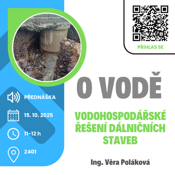 Vodohospodářské řešení dálničních staveb - plakát