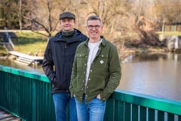 Experts from FAST BUT Aleš Dráb and Daniel Marton warn of extreme fluctuations and stress the importance of smart water management.| photo: Václav Koníček