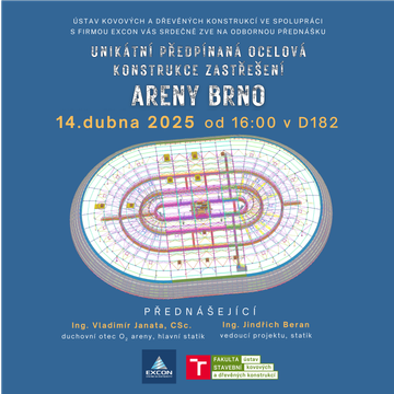 Arena Brno - pozvánka na přednášku