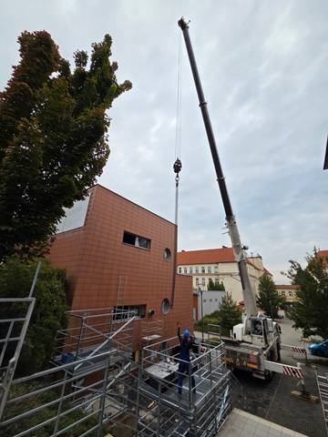 Vzhledem k velikosti jde o skutečnou stavební konstrukci. | Foto: FAST VUT