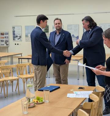 V kategorii A pro první ročníky zvítězil Josef Mozgva s projektem Rodinný modulární dům v Brně. | Foto: FAST VUT