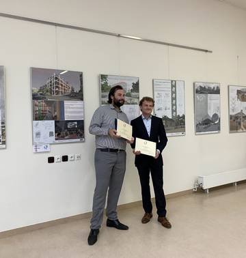 Filip Rajman (vpravo) zaujal první i druhé místo v kategorii C. Druhou příčku sdílí s Danielem Škrlou. | Foto: FAST VUT