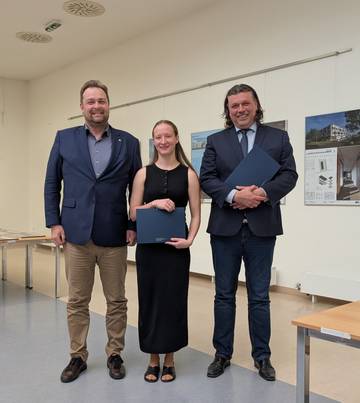 Petra Schindlerová se umístila na druhé příčce s projektem Obnova staré školy ve Všechovicích. | Foto: FAST VUT