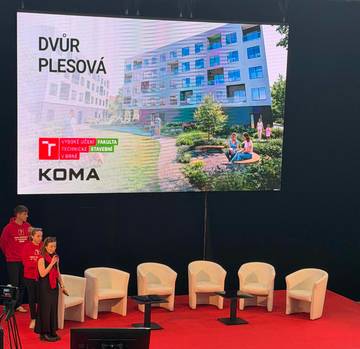 Prezentace vítězného návrhu | foto: FAST VUT