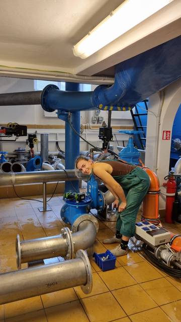Pohled do laboratoře, kam model z venkovních prostor pokračuje. | Foto: FAST VUT