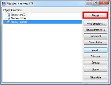 Připojení k FTP